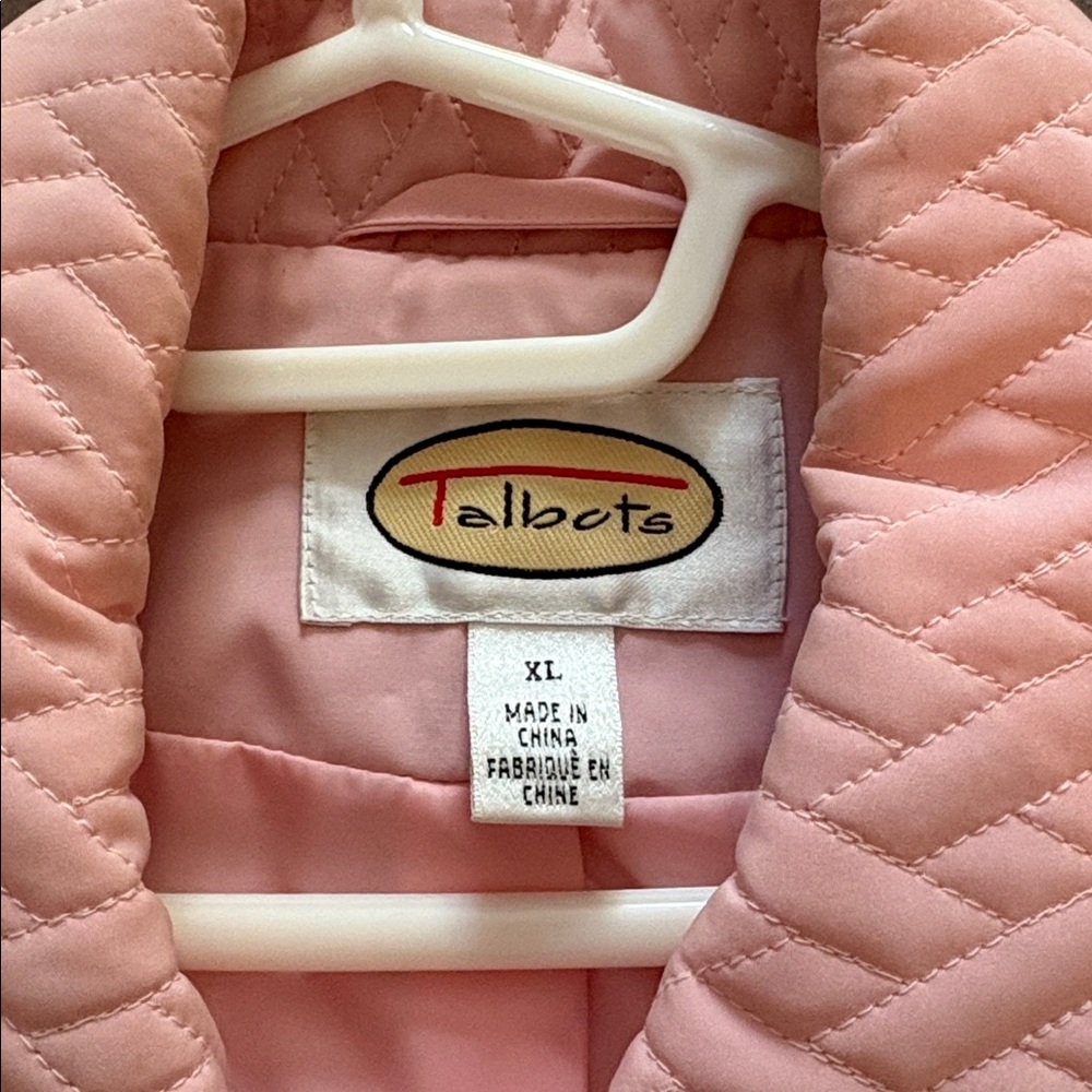 Talbots Light Pink Quilted Jacket - Picture 2 of 11